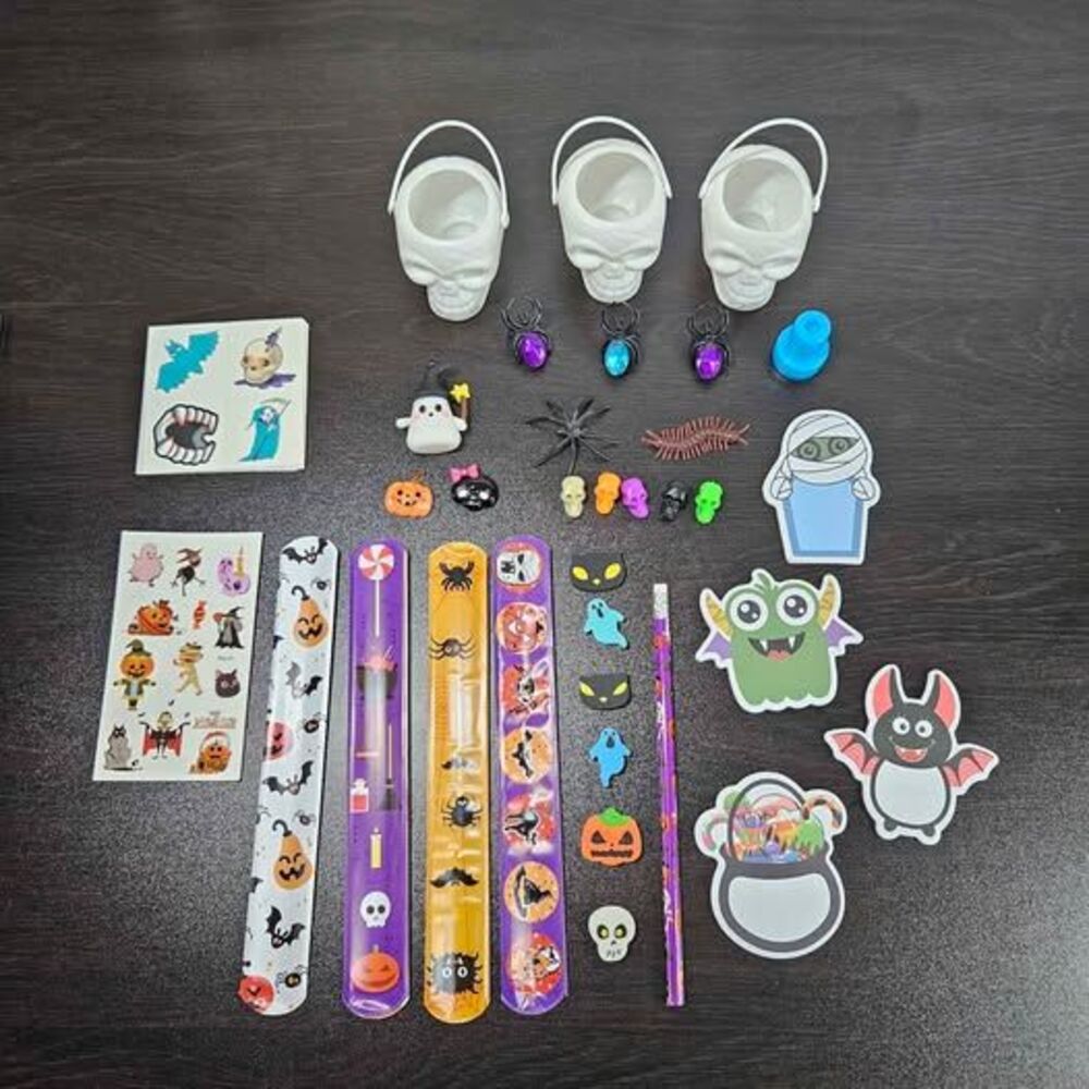 Halloween Lot Trinkets Party Favors Toys Tattoos